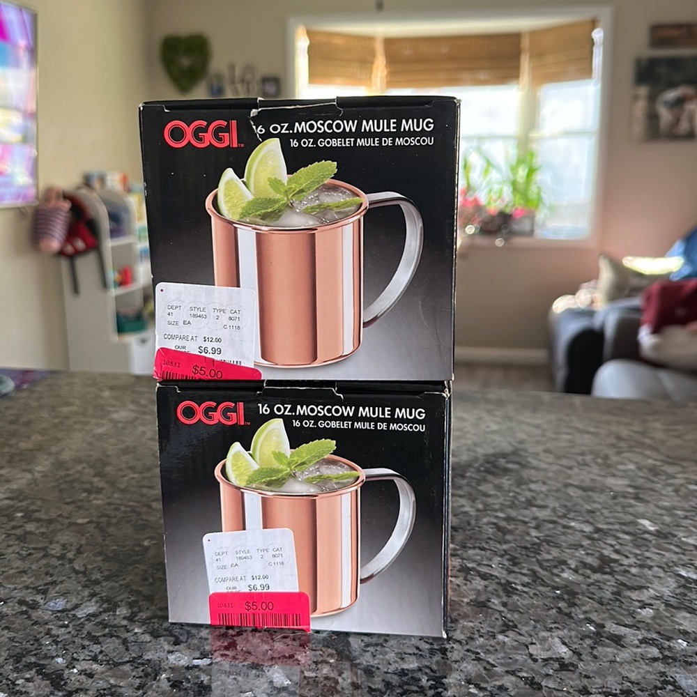 Brand new, never used Moscow Mule mugs